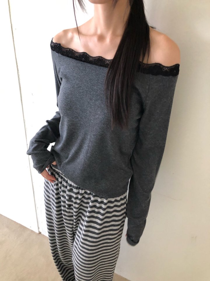 Flash - Korean Women Fashion - #vintagekidsstyle - Lala Tee - 7
