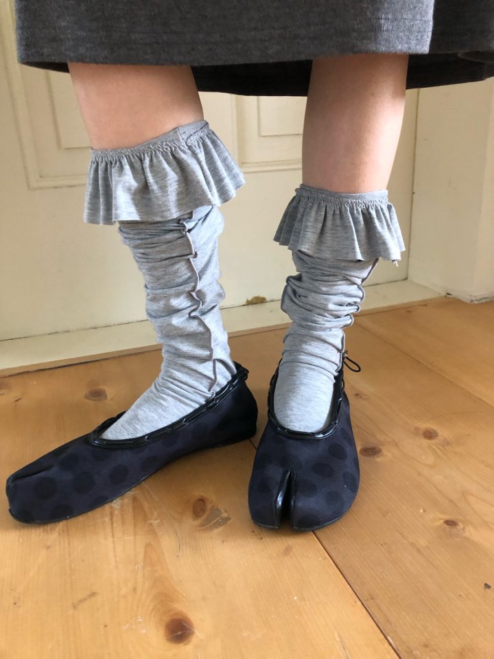 Flash - Korean Women Fashion - #momslook - Frill Long Socks - 4