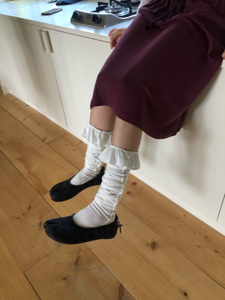 Flash - Korean Women Fashion - #womensfashion - Frill Long Socks - 5