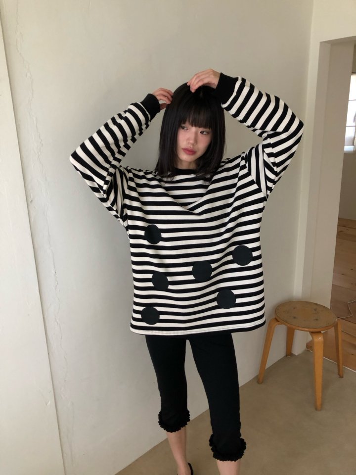 Flash - Korean Women Fashion - #womensfashion - Circle Sweatshirts - 2