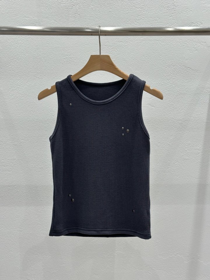 Flash - Korean Women Fashion - #womensfashion - Linda Rib Sleeveless Tee - 11