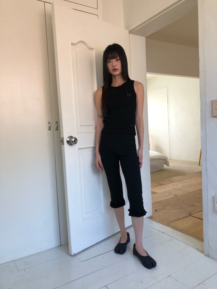 Flash - Korean Women Fashion - #womensfashion - Linda Rib Sleeveless Tee - 11
