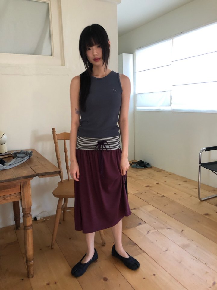 Flash - Korean Women Fashion - #womensfashion - Linda Rib Sleeveless Tee - 7