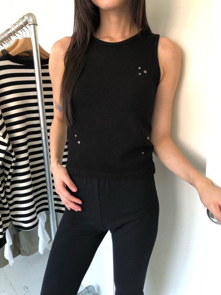 Flash - Korean Women Fashion - #womensfashion - Linda Rib Sleeveless Tee - 9