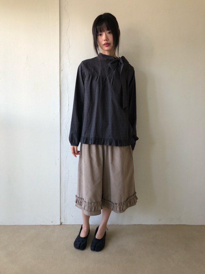 Flash - Korean Women Fashion - #womensfashion - Rona Check Blouse - 5