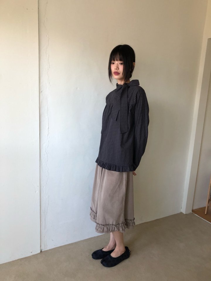Flash - Korean Women Fashion - #womensfashion - Rona Check Blouse - 7