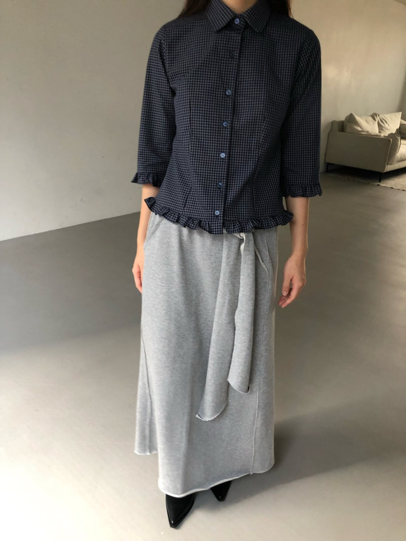 Flash - Korean Women Fashion - #womensfashion - Sweat Belt Skirt - 9