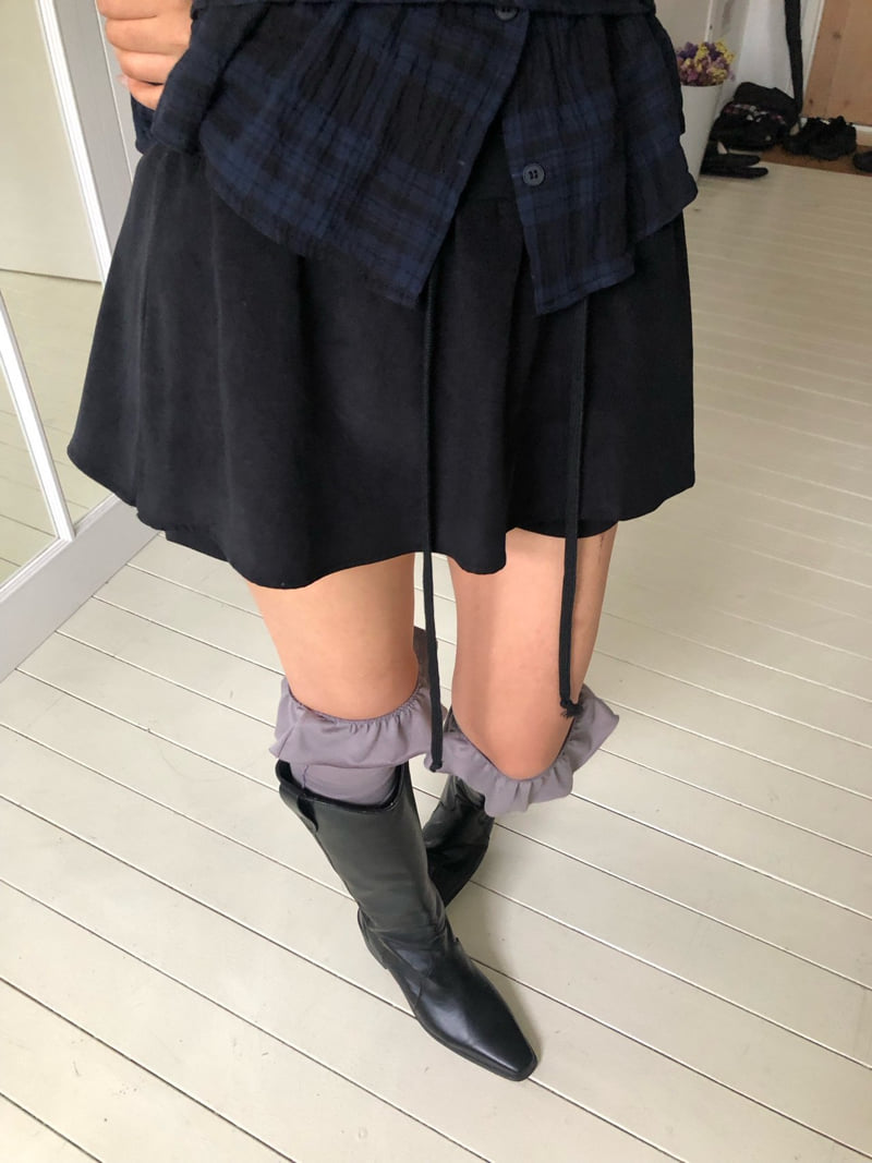 Flash - Korean Women Fashion - #womensfashion - Corduroy Flare Shorts - 8