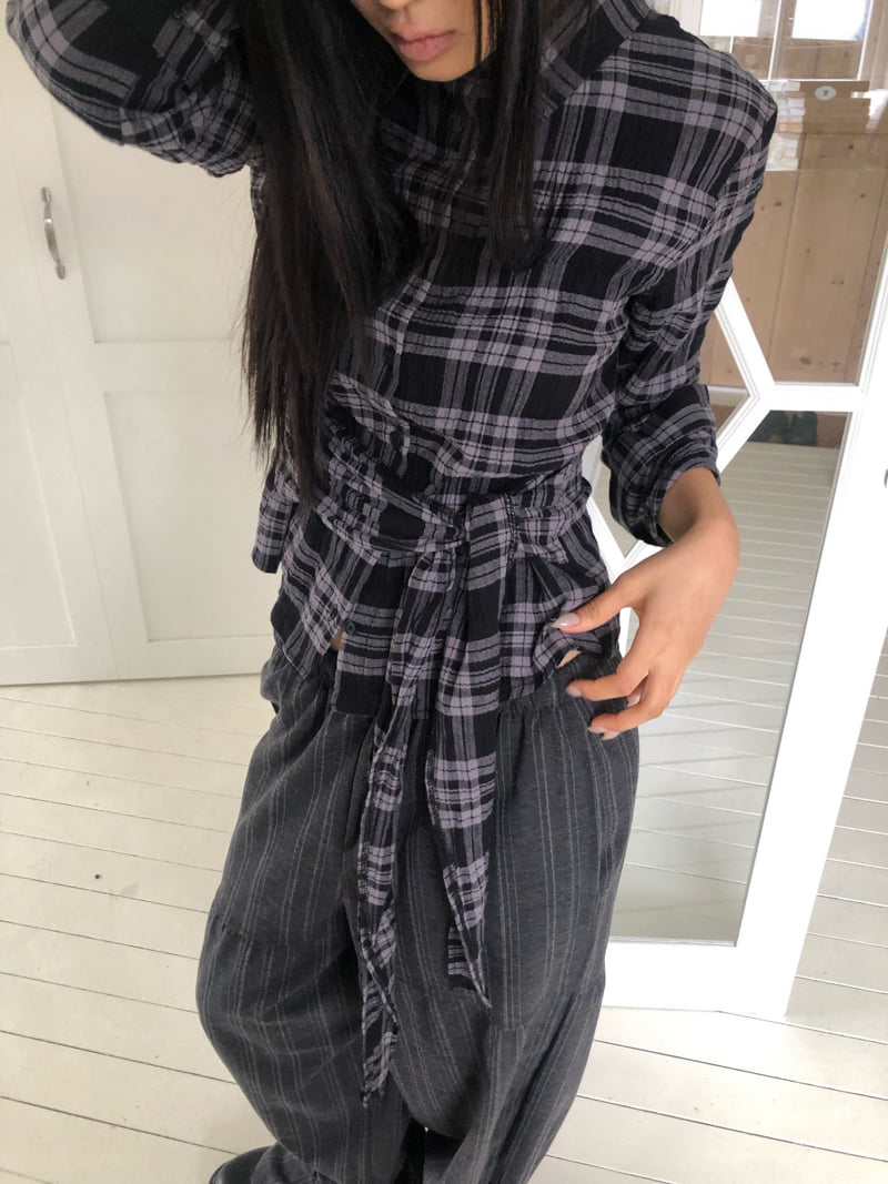 Flash - Korean Women Fashion - #womensfashion - Check Shirt - 5