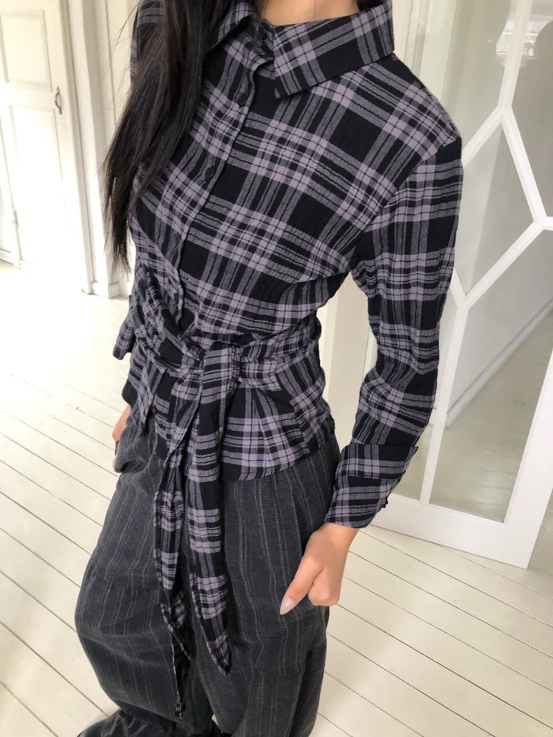Flash - Korean Women Fashion - #womensfashion - Check Shirt - 7