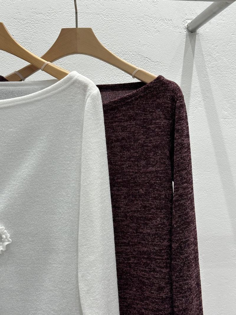 Flash - Korean Women Fashion - #womensfashion - Star Knit Tee - 2