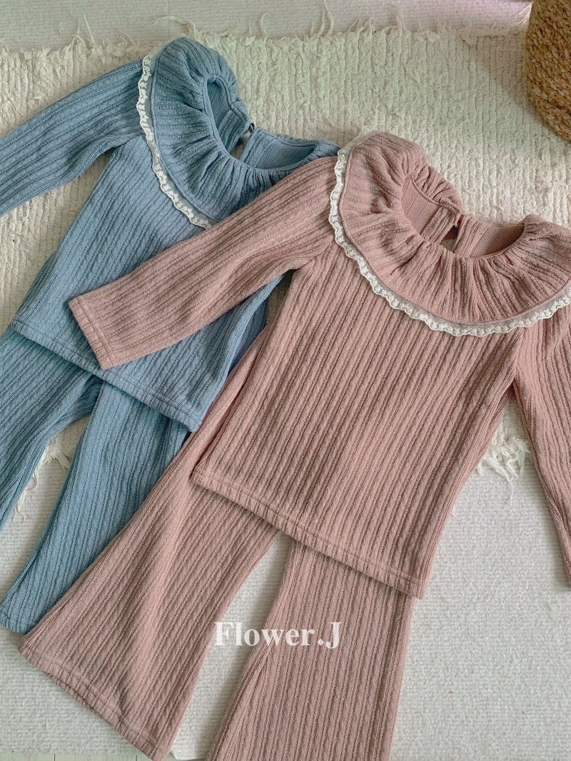 Flower J - Korean Children Fashion - #childrensboutique - Cotton Candy Set