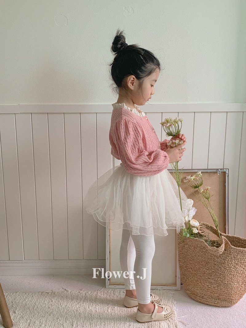 Flower J - Korean Children Fashion - #designkidswear - Cable Cardigan - 3