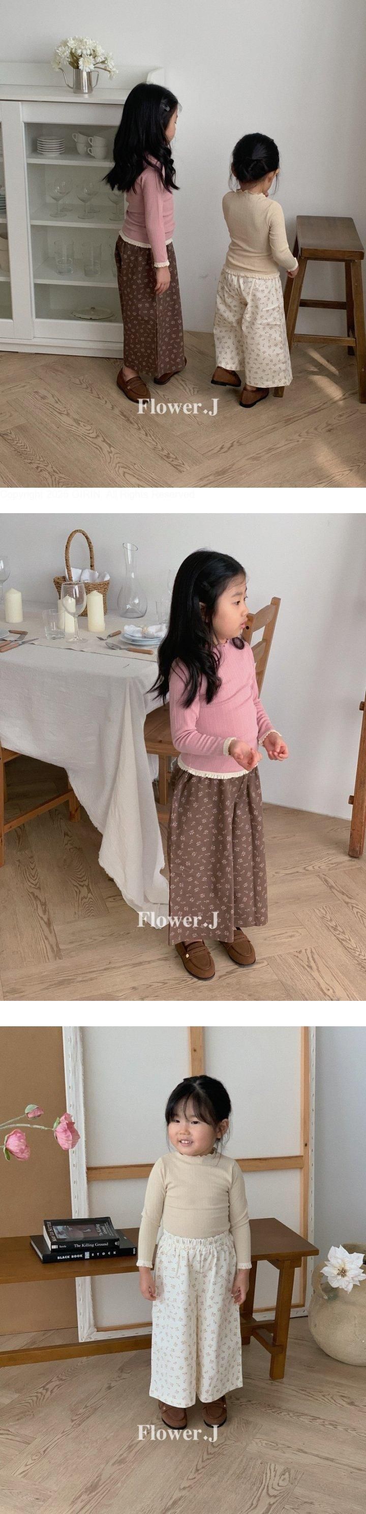 Flower J - Korean Children Fashion - #fashionkids - Floral Pants