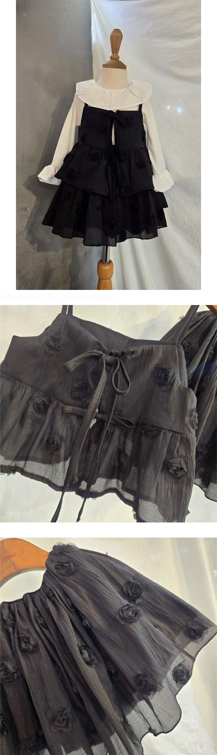 Flower J - Korean Children Fashion - #magicofchildhood - Rose Vest Set-up