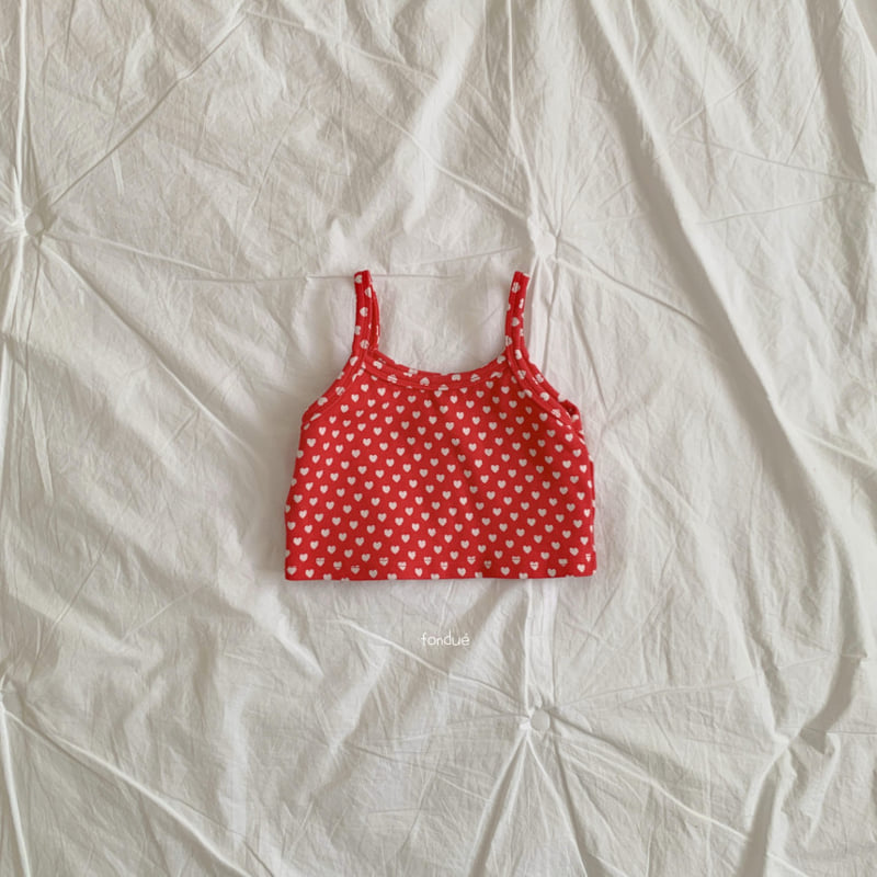 Fondue - Korean Baby Fashion - #babyboutique - I Love You Bustier - 7
