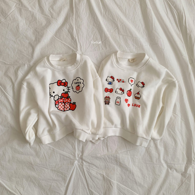 Fondue - Korean Baby Fashion - #babyboutique - Hello Sweatshirt - 5