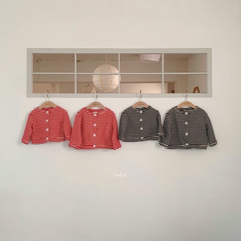 Fondue - Korean Baby Fashion - #babyboutiqueclothing - Red Velvet Cardigan - 6