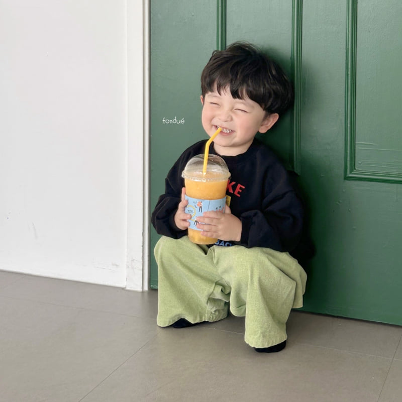 Fondue - Korean Baby Fashion - #babyfever - Strawberry Tree Forest Pants - 12