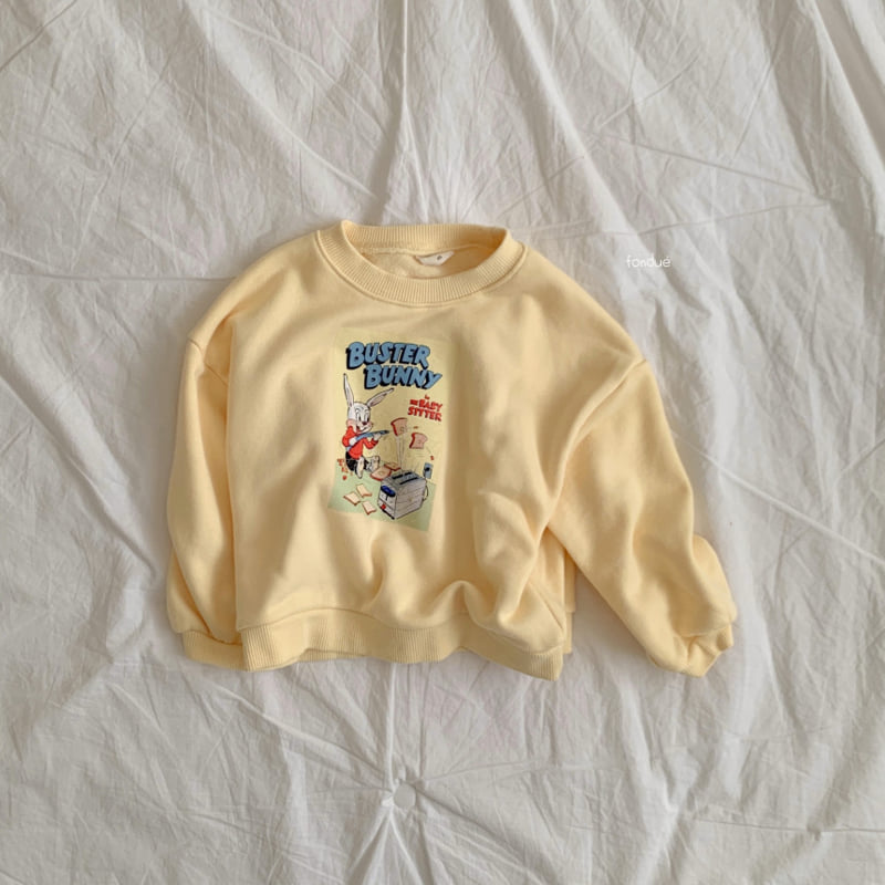 Fondue - Korean Baby Fashion - #babyfever - Buster Bunny Sweatshirt - 4
