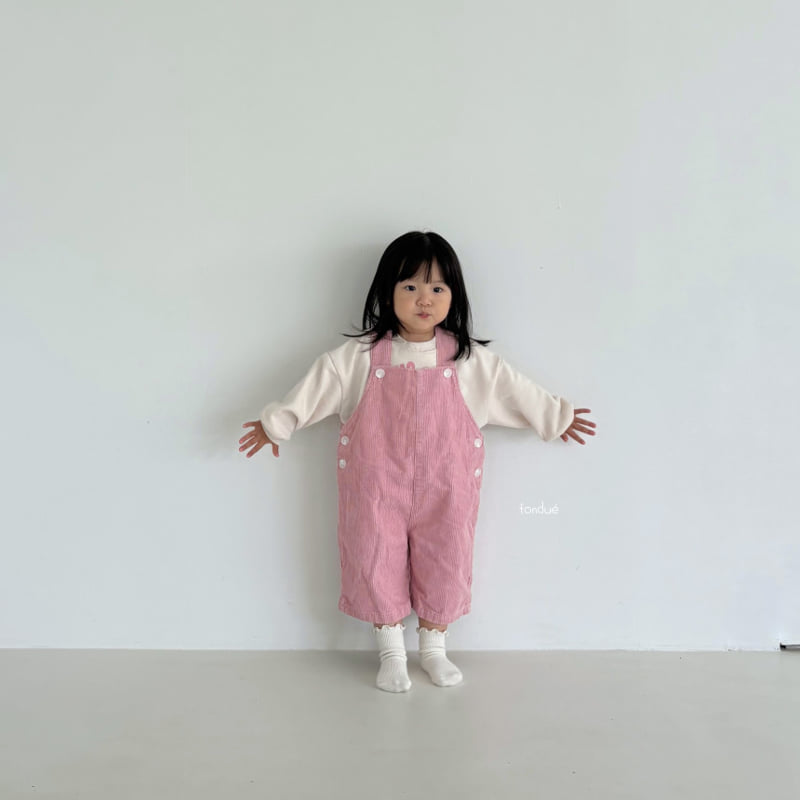 Fondue - Korean Baby Fashion - #babygirlfashion - Madeleine Overall Pants - 12
