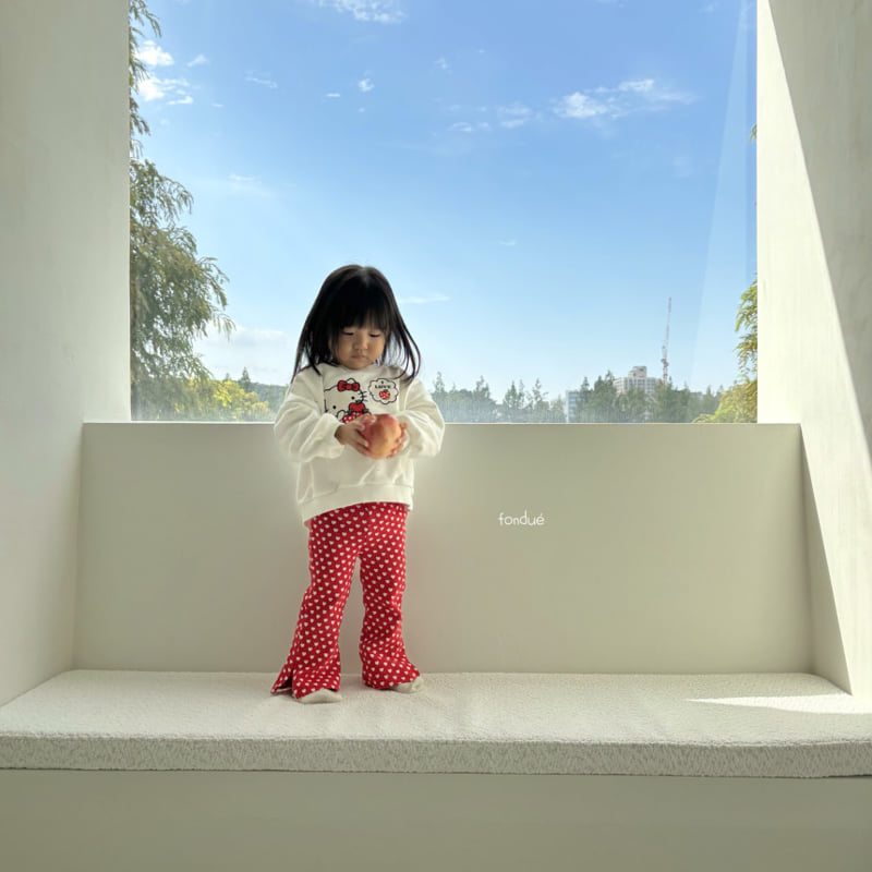 Fondue - Korean Baby Fashion - #babygirlfashion - Hello Sweatshirt - 11