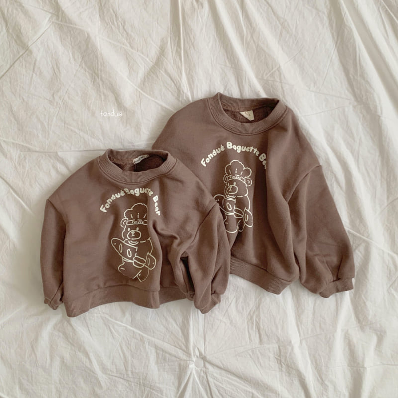 Fondue - Korean Baby Fashion - #babylifestyle - Fondue Bear Sweatshirt - 8