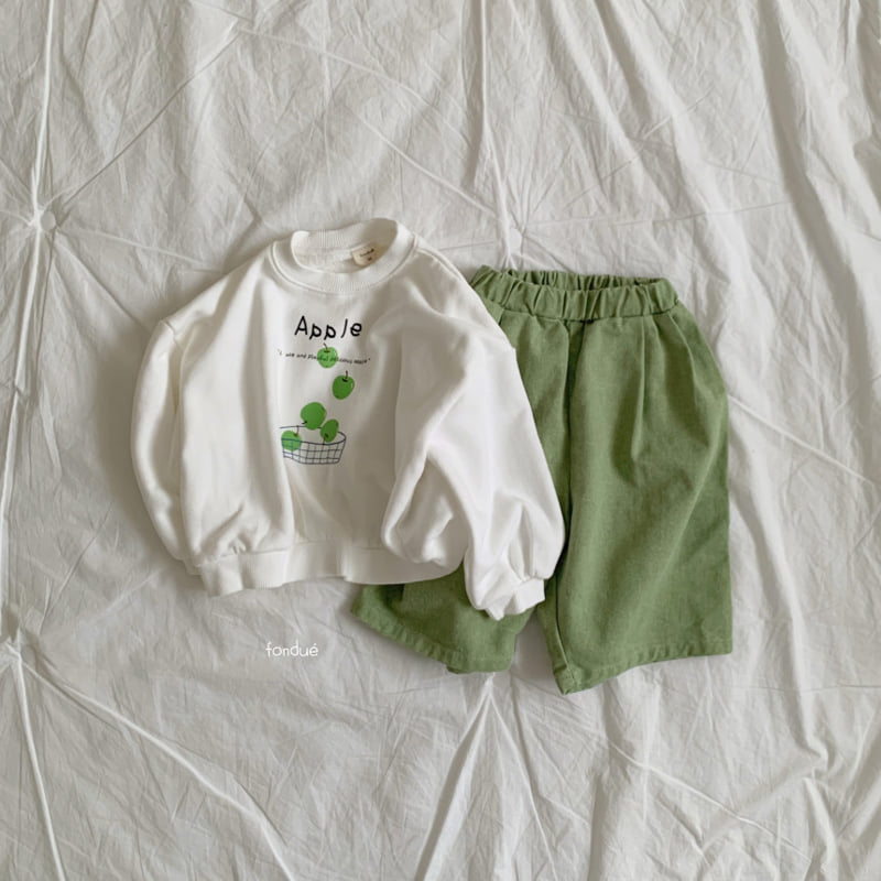 Fondue - Korean Baby Fashion - #babyoninstagram - Apple Boom Sweatshirt - 5