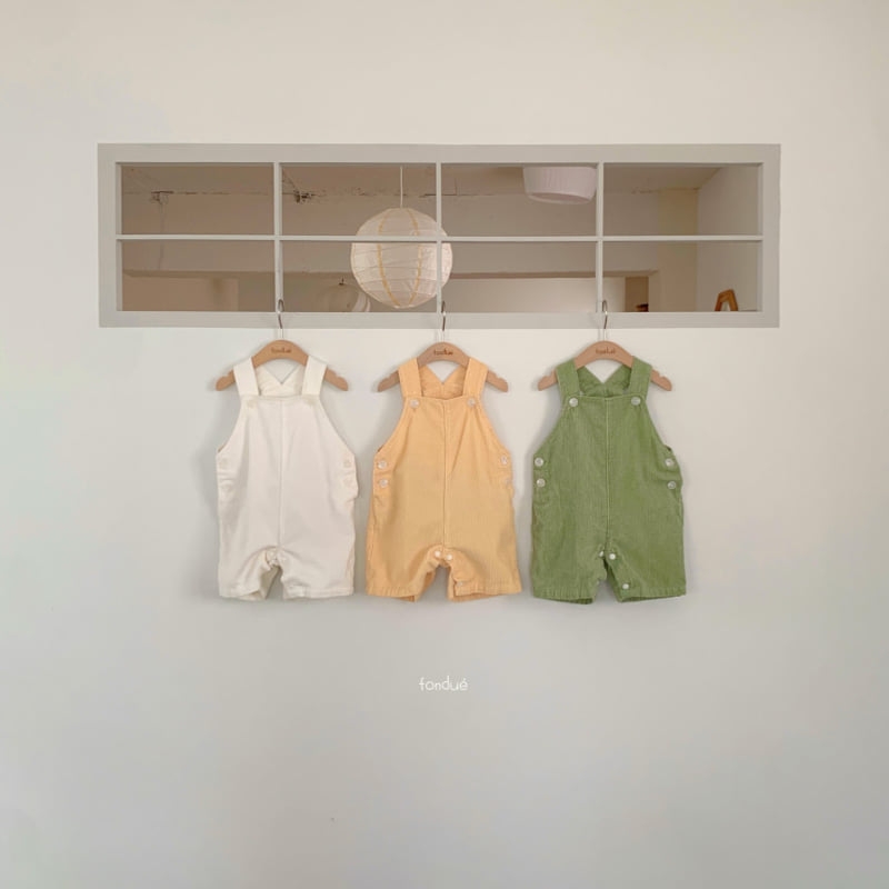 Fondue - Korean Baby Fashion - #babyootd - Bebe Pea Overalls - 3