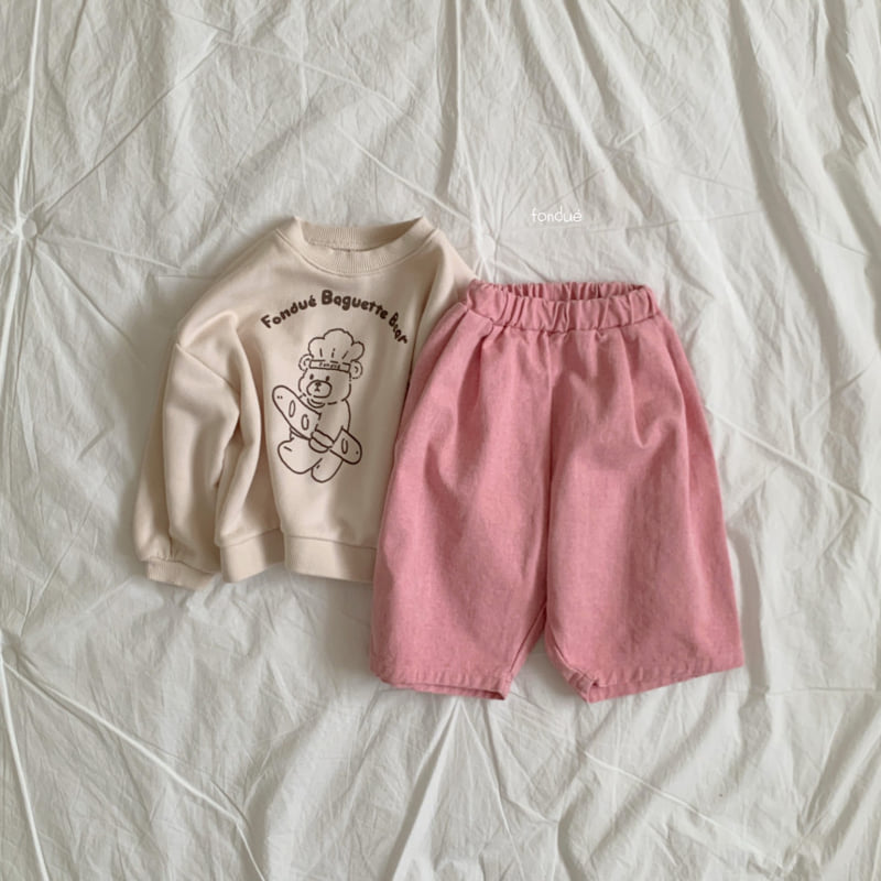 Fondue - Korean Baby Fashion - #babyootd - Fondue Bear Sweatshirt - 10