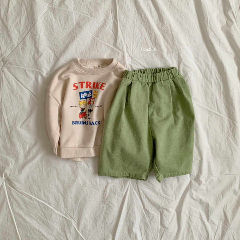 Fondue - Korean Baby Fashion - #babyootd - Strike Sweatshirt - 5