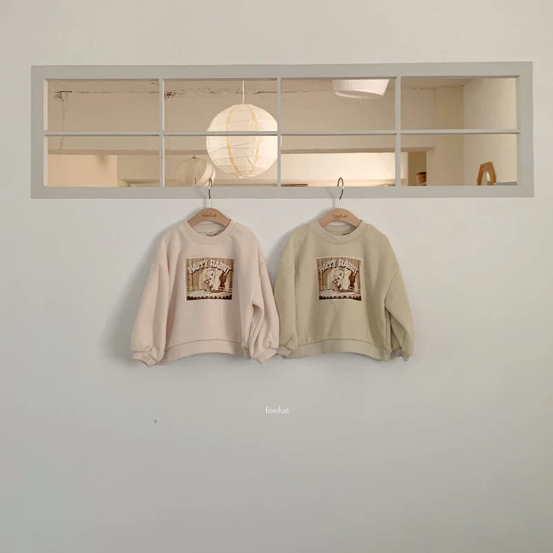 Fondue - Korean Baby Fashion - #babyootd - Happy Rabbit Sweatshirt - 3