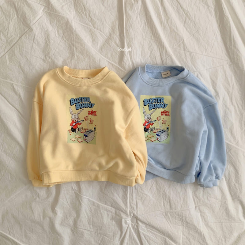 Fondue - Korean Baby Fashion - #babyoutfit - Buster Bunny Sweatshirt - 8