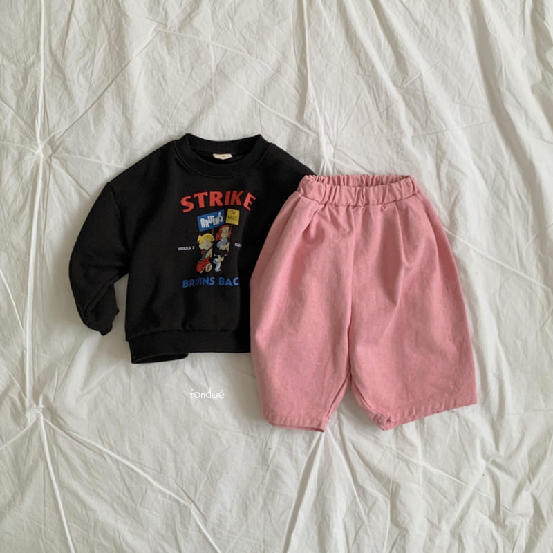 Fondue - Korean Baby Fashion - #babyoutfit - Strike Sweatshirt - 6