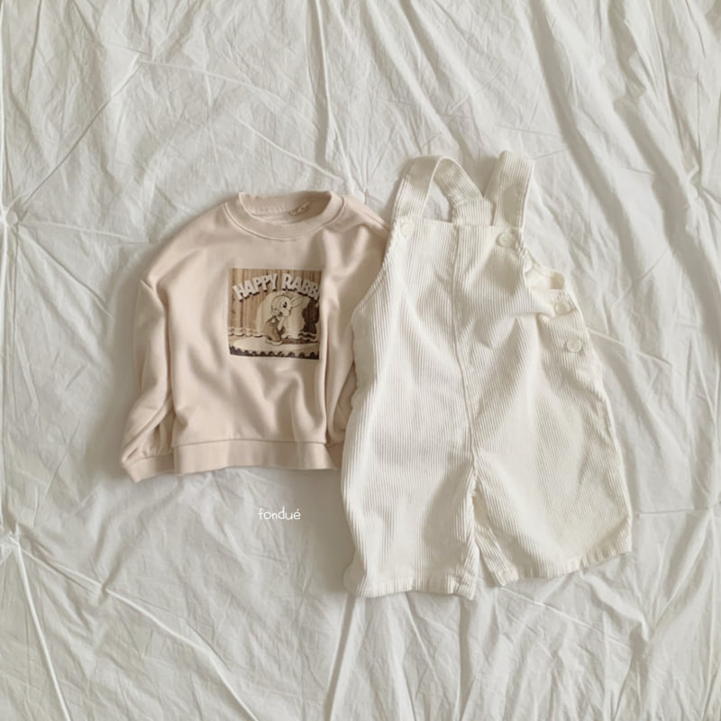 Fondue - Korean Baby Fashion - #babyoutfit - Happy Rabbit Sweatshirt - 5