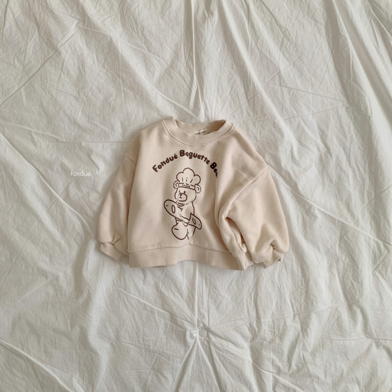 Fondue - Korean Baby Fashion - #babywear - Bebe Fondue Bear Sweatshirt - 7