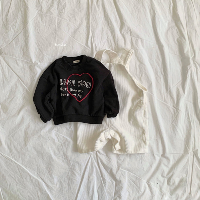 Fondue - Korean Baby Fashion - #onlinebabyboutique - Bebe I Love Milk Sweatshirt - 9