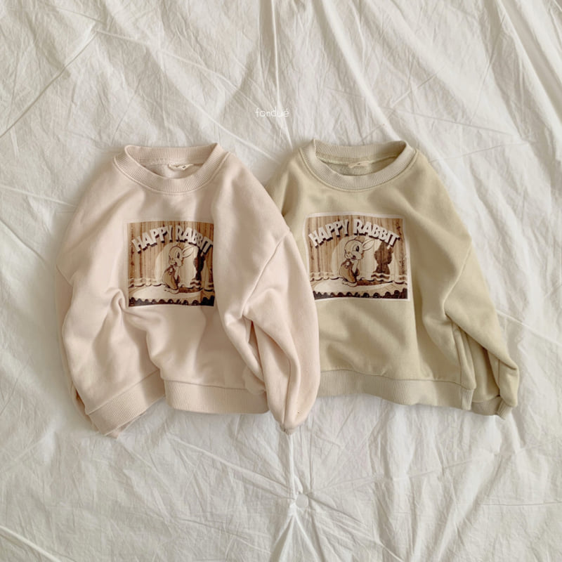 Fondue - Korean Baby Fashion - #onlinebabyboutique - Happy Rabbit Sweatshirt - 7