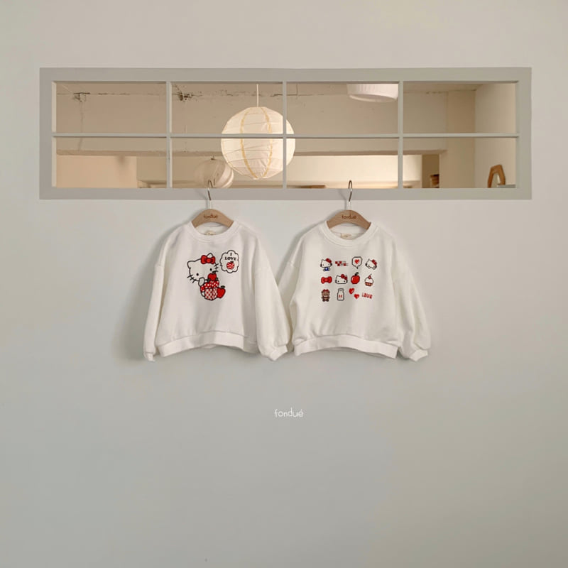 Fondue - Korean Baby Fashion - #onlinebabyboutique - Hello Sweatshirt - 3