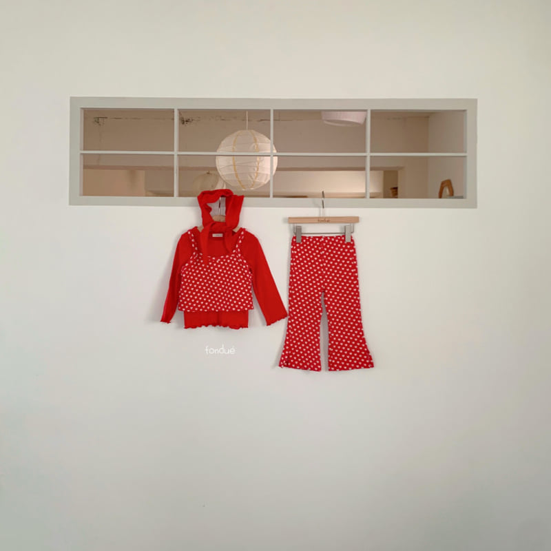 Fondue - Korean Baby Fashion - #onlinebabyshop - I Love You Bustier - 5