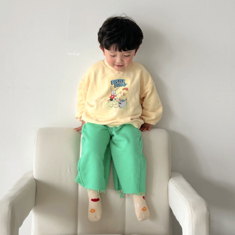 Fondue - Korean Baby Fashion - #onlinebabyshop - Buster Bunny Sweatshirt - 12