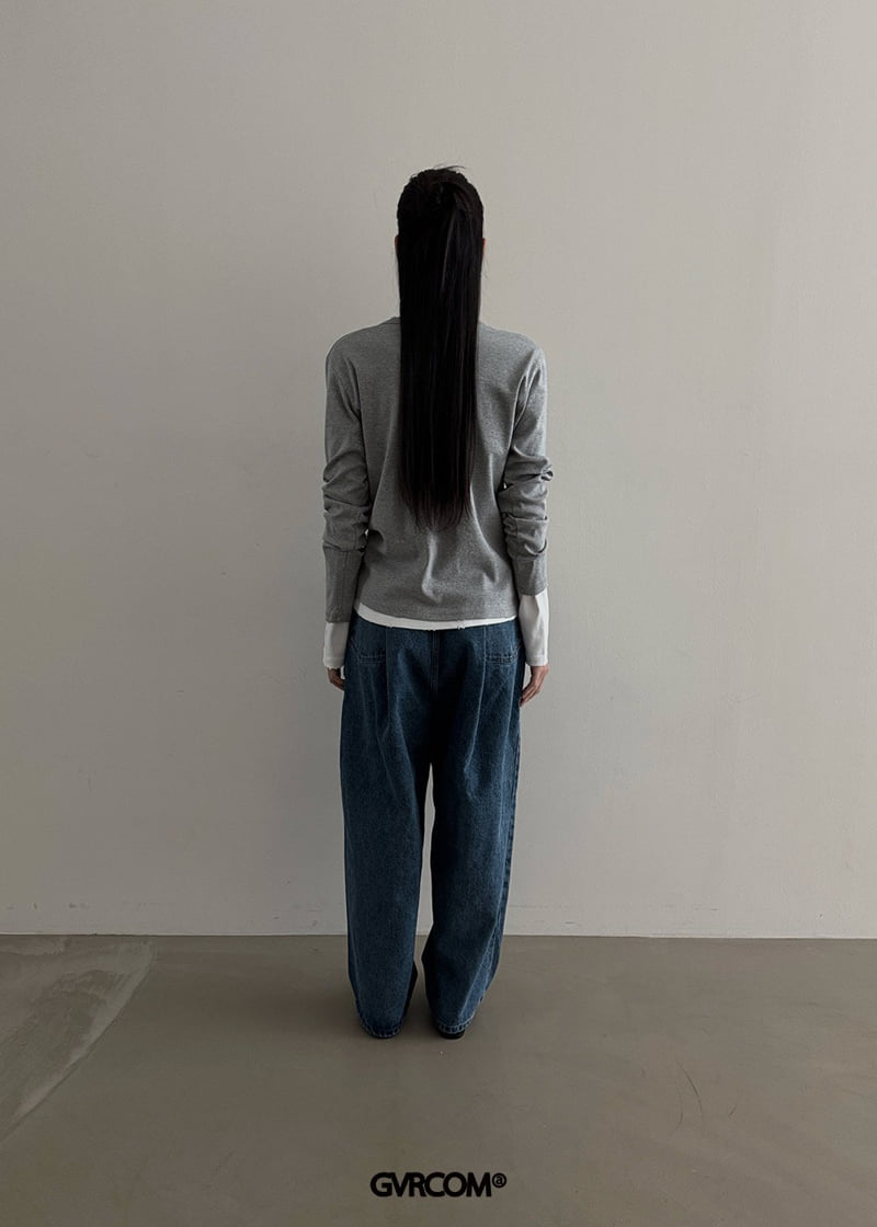 Gavara Market - Korean Women Fashion - #momslook - Chris Denim Pants - 2