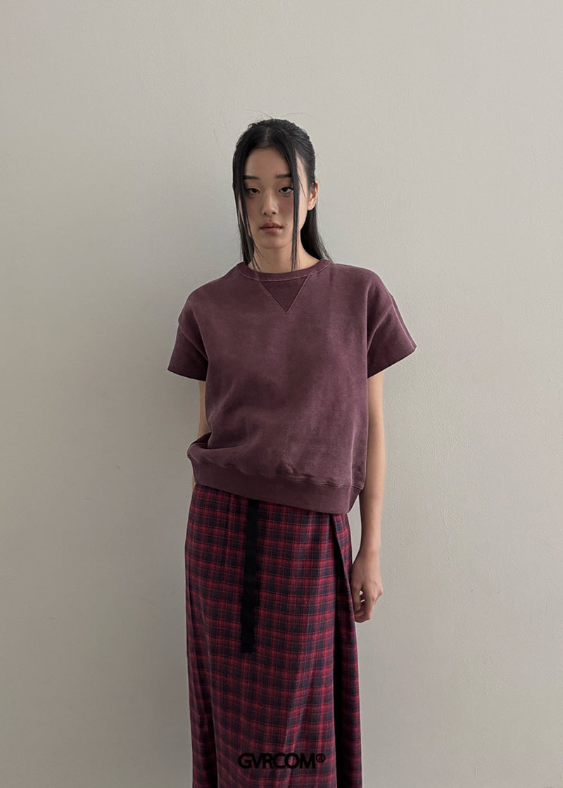 Gavara Market - Korean Women Fashion - #momslook - Vintage Pigment Sweatshirt - 3