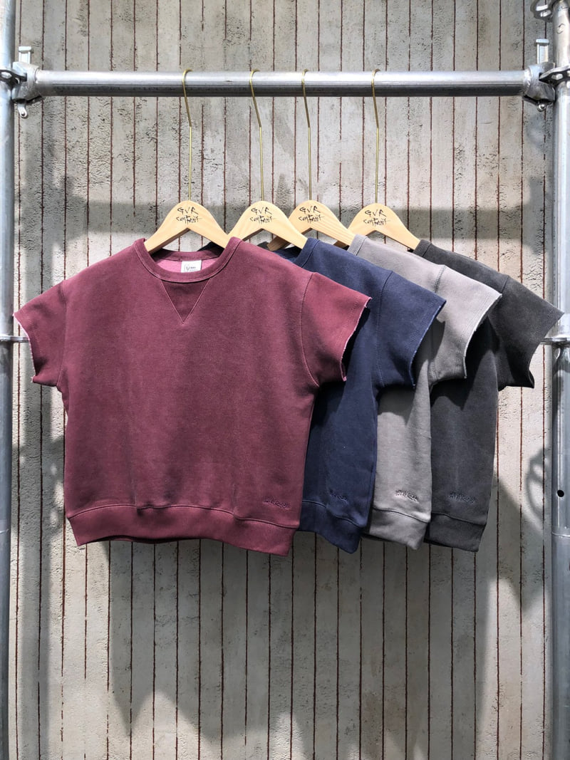 Gavara Market - Korean Women Fashion - #momslook - Vintage Pigment Sweatshirt - 7