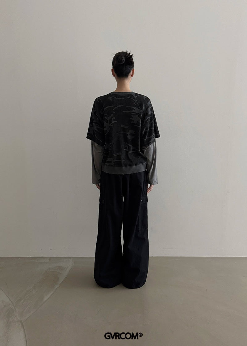 Gavara Market - Korean Women Fashion - #momslook - Button Washed Pants - 2