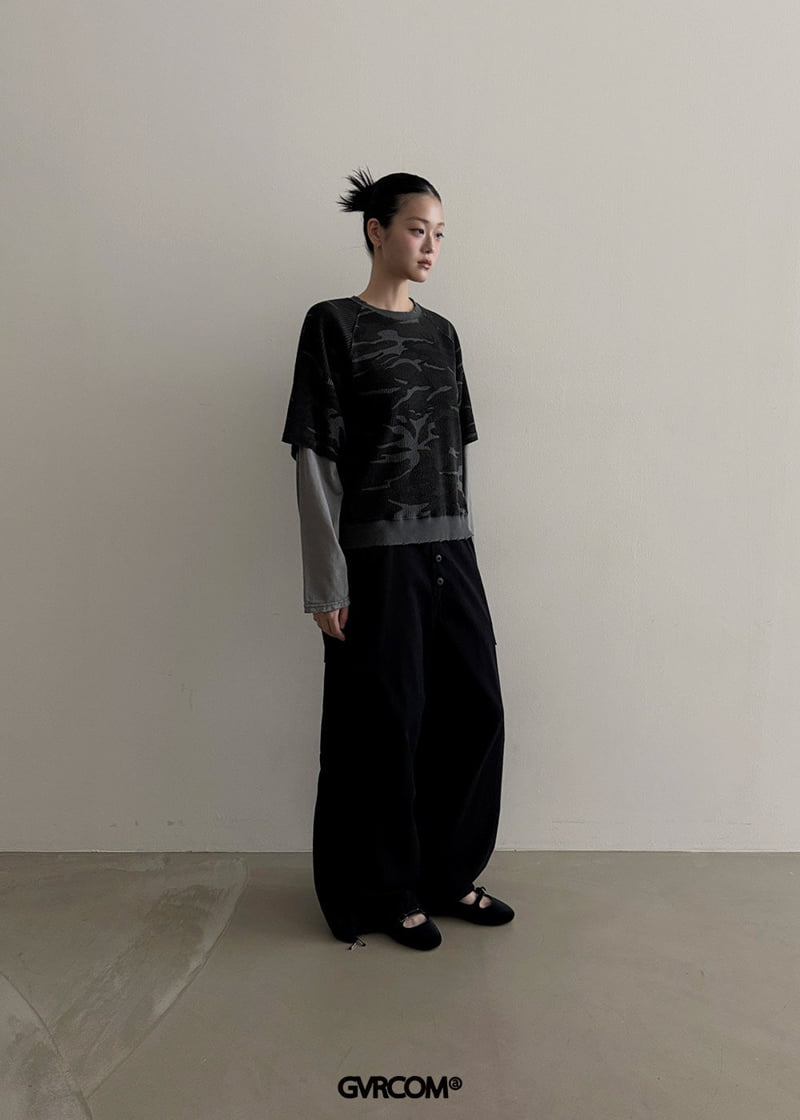 Gavara Market - Korean Women Fashion - #momslook - Button Washed Pants - 3