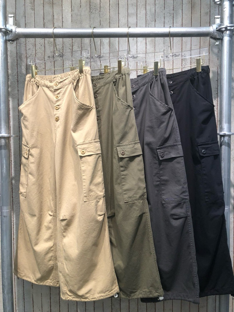 Gavara Market - Korean Women Fashion - #shopsmall - Button Washed Pants - 11