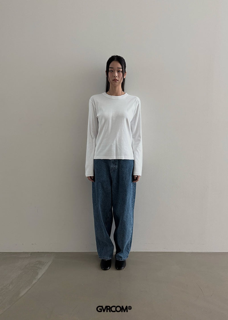 Gavara Market - Korean Women Fashion - #thatsdarling - Alls Vintage Washed Long Sleeve Tee - 7