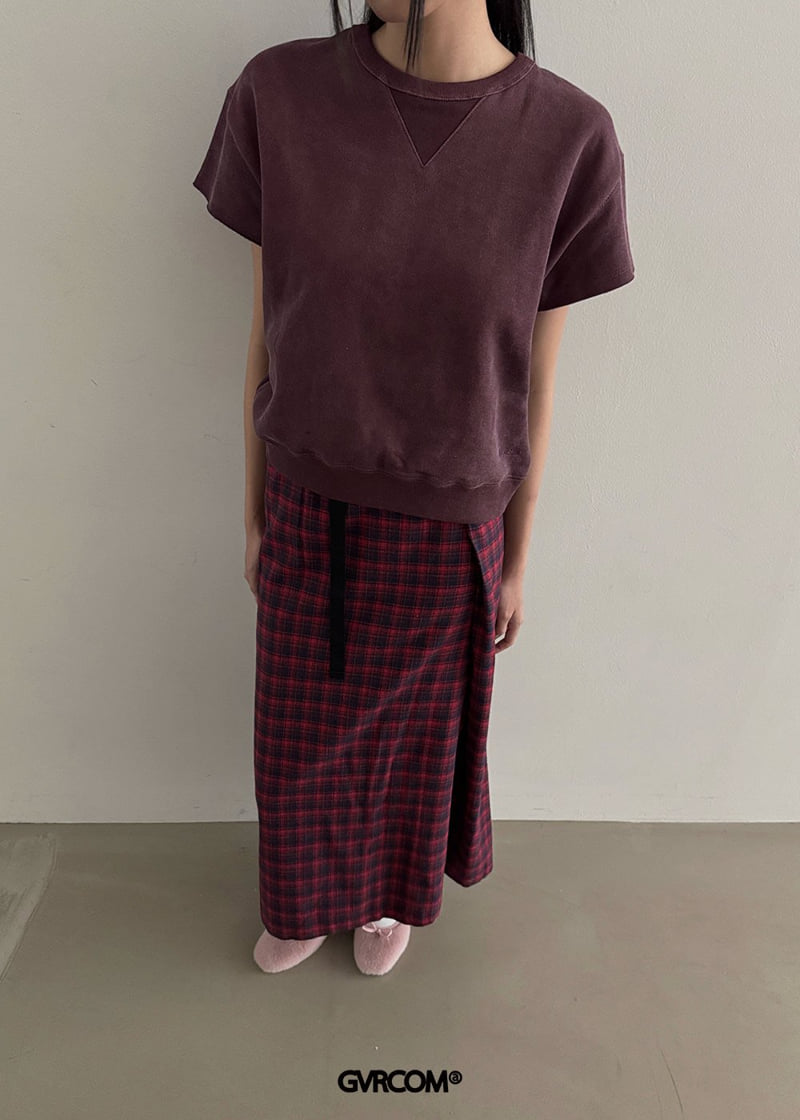 Gavara Market - Korean Women Fashion - #womensfashion - Fold Wrap Check Skirt - 5
