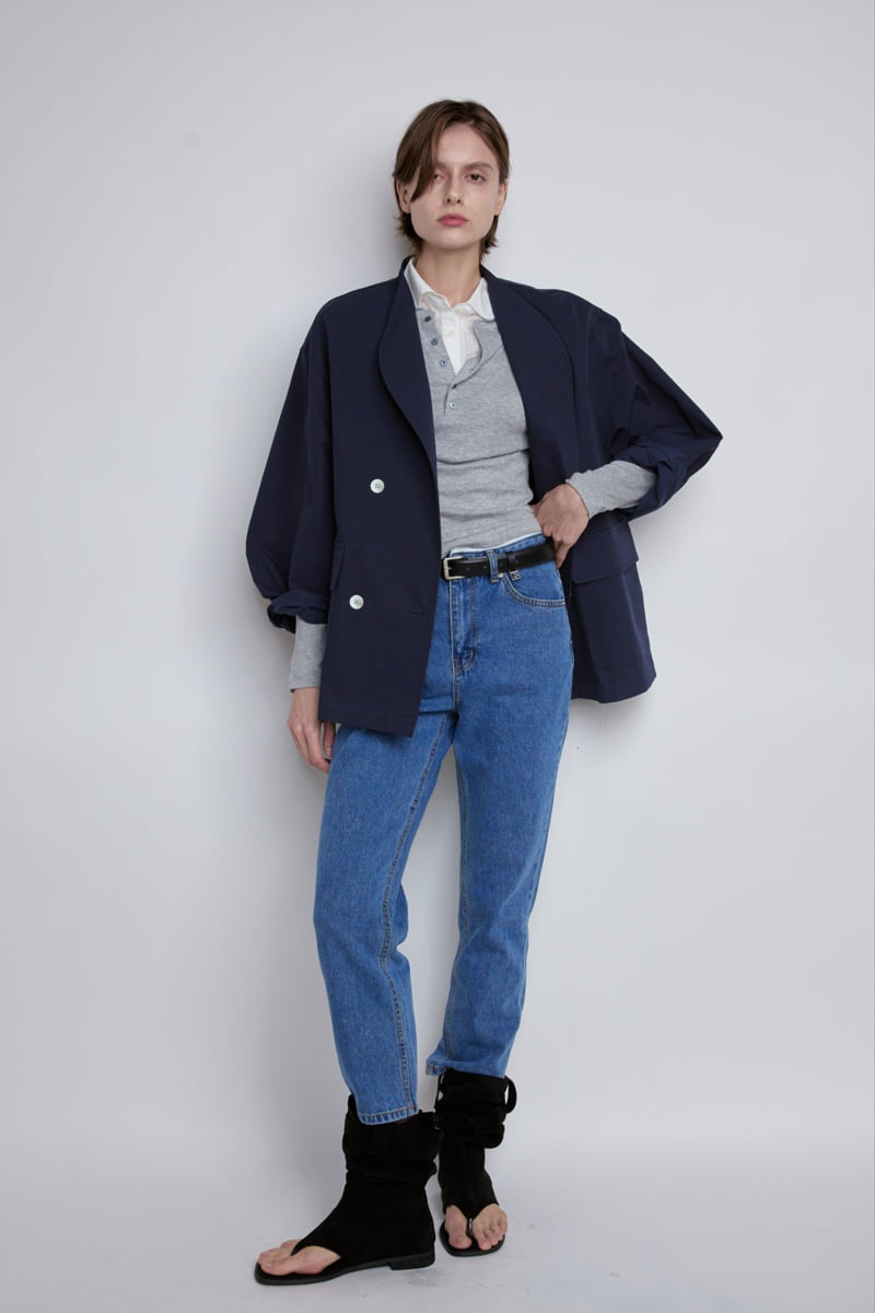 Gentle B - Korean Women Fashion - #momslook - CN Mix Jacket
